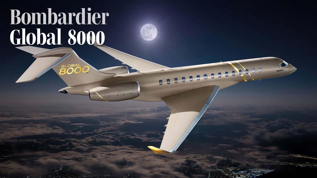 Bombardier запускает Global 8000 и готовится к сверхзвуковым скоростям – AIN
