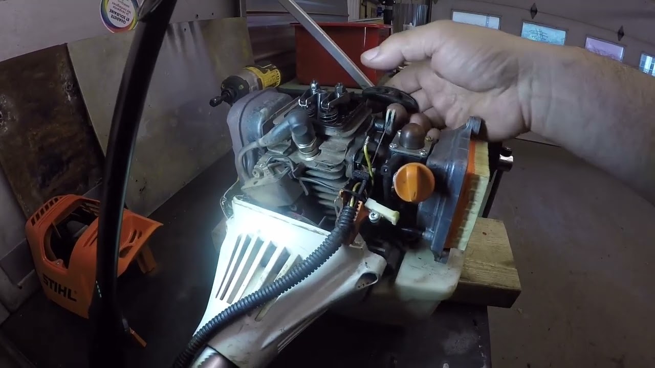 Stihl KM 131 R réglage des soupapes