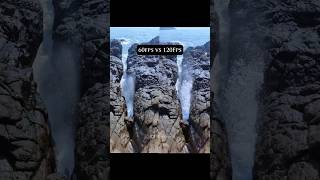 60fps vs 120fps #slowmotion 😱