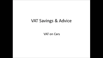 Can you claim VAT on assets?