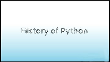 History of Python | History in 1 minute | Python