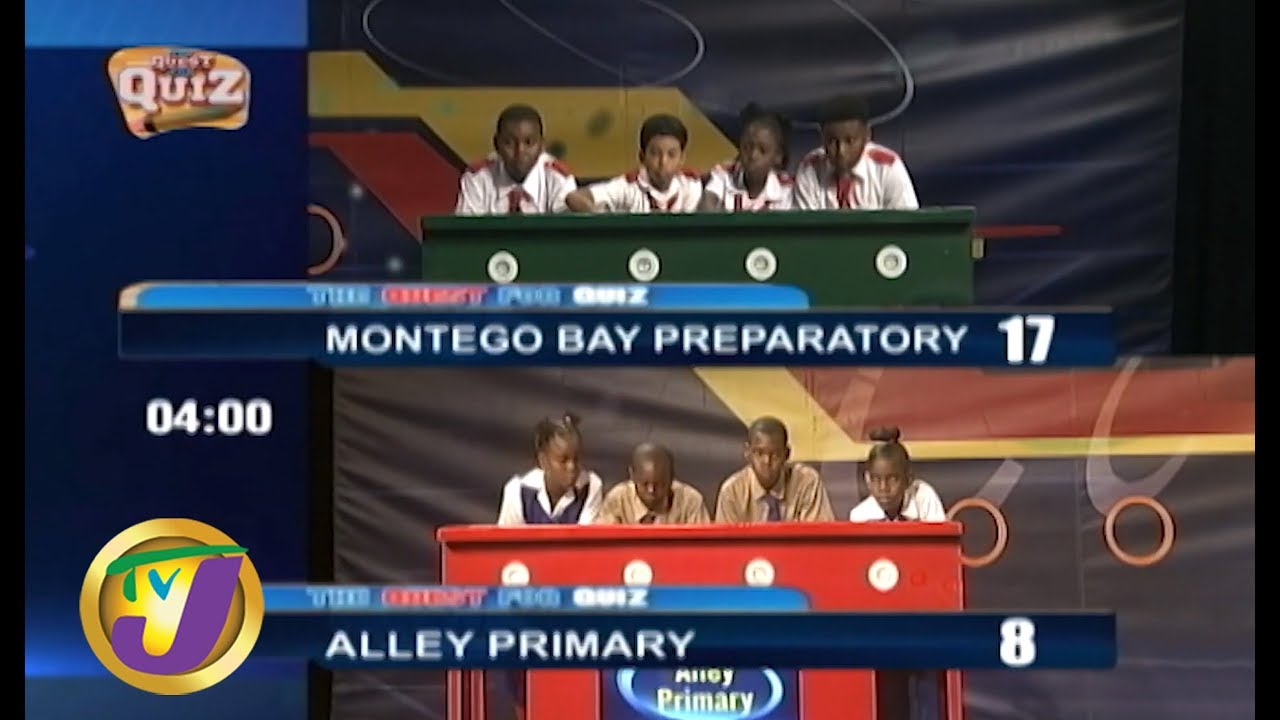 TVJ Quest For Quiz Montego Bay Prep. vs Alley Primary September 4 2019 YouTube