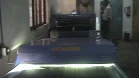 fully automatic UV Coating and Curing machine