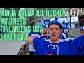 Nokia arena ice hockey madness finland vs usa semifinal crazy fans 4k walk  celebration