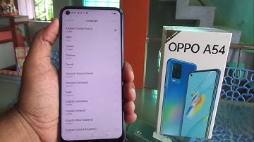Oppo A54 Language change solution.