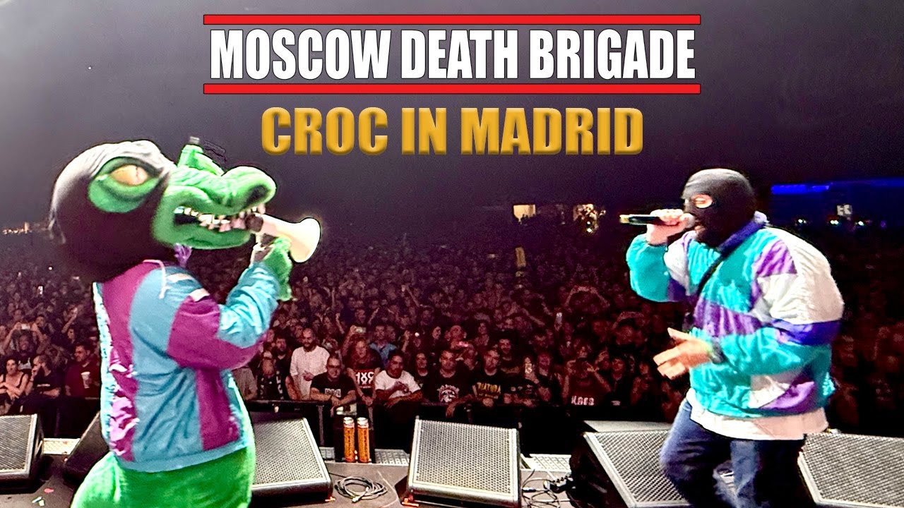 Moscow Rave Moscow Death Brigade - Techno Punk Rave Croc performs at Movistar Arena ...