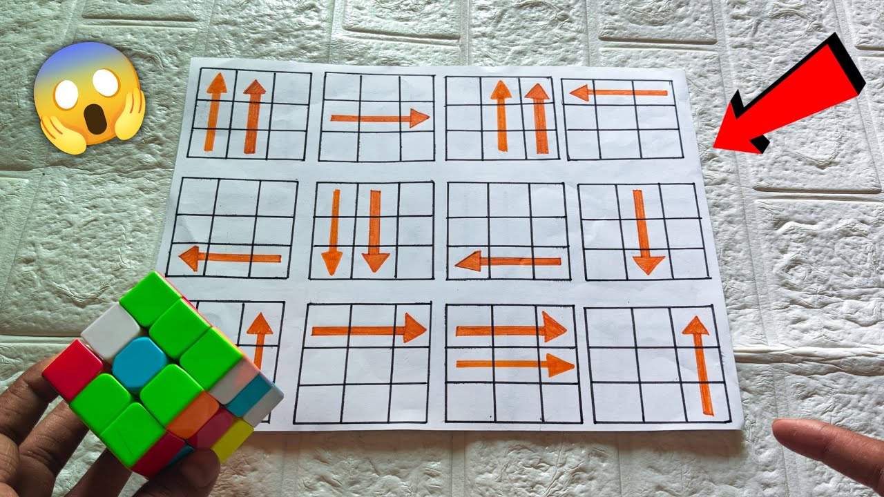 Learn how to solve a rubik's cube in 1 minute 😱