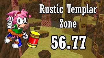 SRB2 v2.2.10 Custom Map - Rustic Templar in 56.77 (Amy Rose)