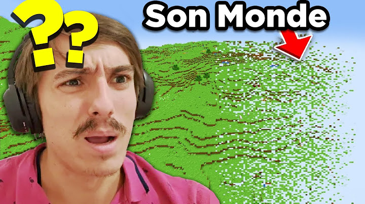 J'ai EFFACÉ son Monde Minecraft jusqu'à qu'il Remarque !