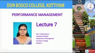 LECTURE 7-PERFORMANCE MANAGEMENT- APPROCHES FOR MEASURING PERFORMANCE