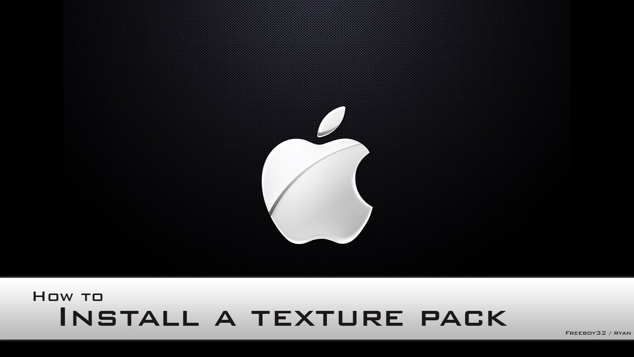 Mac tutorials - Install a texturepack