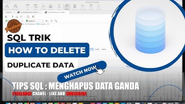SQL TRIK | Cara Menghapus Data Ganda | How To Delete Duplicate Data