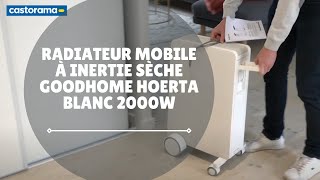 Avis consommateur: Radiateur mobile à inertie sèche GoodHome