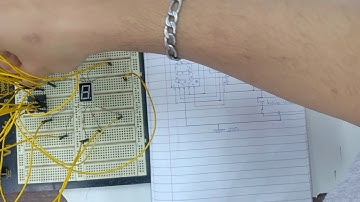 วงจรนับเลข0-9ผ่านบอร์ดarduino unoและ IC74595