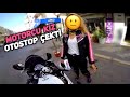 MOTORCU KIZ OTOSTOP ÇEKTİ ! MotoVlog#204