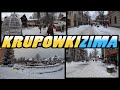 KRUPÓWKI Zimą - Krupówki Street Winter Walking Tour - Zakopane Poland (4K)