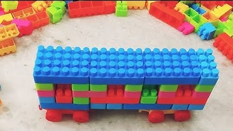 Satisfying DIY BUS /ASMR Building Blocks/ block game /Lego block #asmr#asmrsounds#buildingblocks