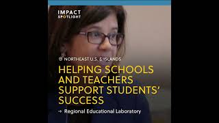 Helping Schools and Teachers Support Students Success