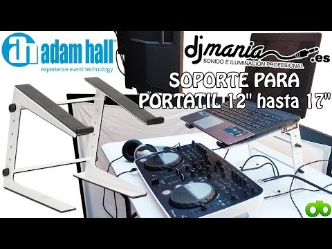 Adam Hall Stands SLT 001 W - White Laptop Stand DJMania Unboxing and Review