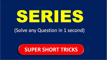 SEQUENCE AND SERIES SHORT TRICKS I SOLVE ANY QUESTION IN 1 SECOND I SHORT TRICKS