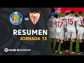 Resumen de Getafe CF vs Sevilla FC (0-1)