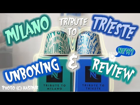🇮🇹 Tribute to MILANO & TRIESTE 🇮🇹 ITALIAN DUO Unboxing & Review (Nespresso Limited Edition) ka5i