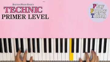 Let’s Rock! (p.27) - Bastien Piano Basics Primer Level - Technic