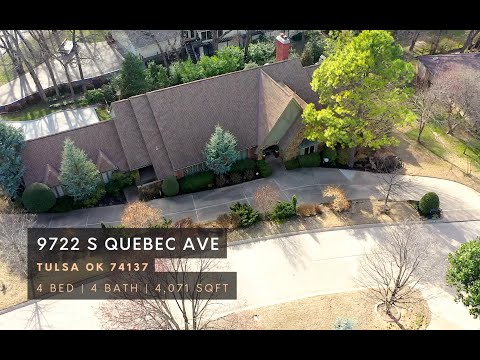 9722 S Quebec Ave, Tulsa, OK home video tour