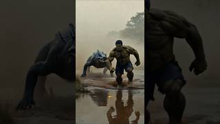 Walking Whale Attack 😱 Hulk vs Ambulocetus | Real Chase Horror #dangerousanimals #creaturefeature