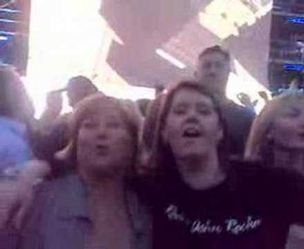 George Michael Outside live hampden 2007 & Barbara Williams & Heather Walsh