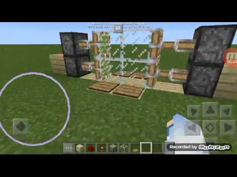  Cara  membuat  pintu  otomatis  di minecraft  YouTube