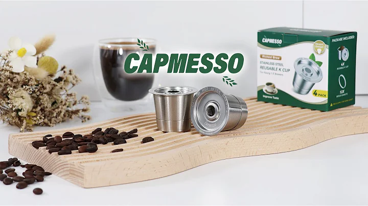 CAPMESSO reusable refillable stainless pods VS other pods, better extraction rate