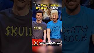 The Ryan Gosling breaking on SNL #celebrity #snl #funny #ryangosling #shorts
