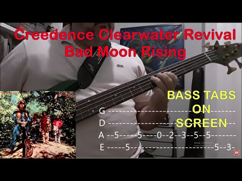 creedence-clearwater-revival---bad-moon-rising-(bass-cover-with-tabs)