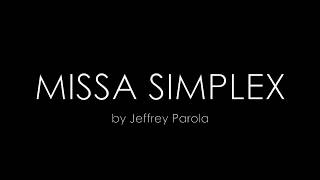 Agnus Dei from 'Missa Simplex' by Jeffrey Parola