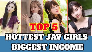 TOP 5 most beautiful JAV girl biggest income