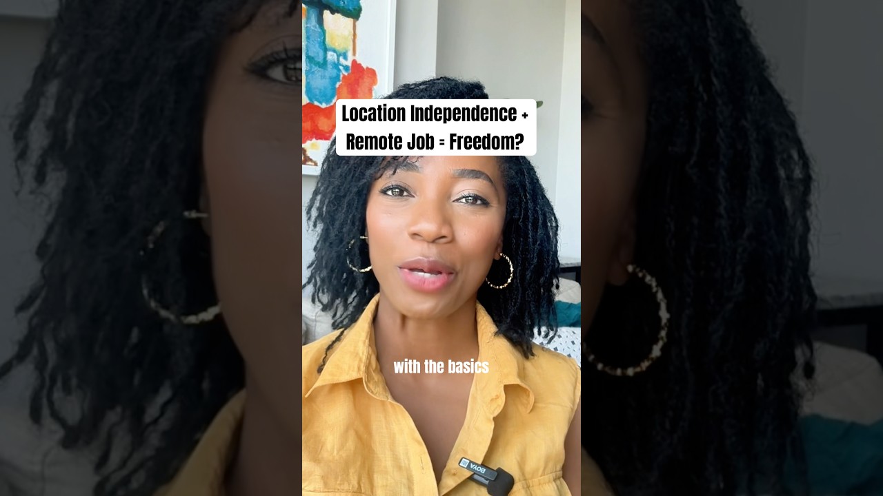 Location Independence + Remote Job = Freedom? 🤔