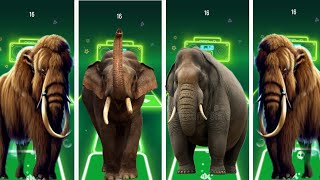 Tiles Hop - Elephant 🆚 Mammoth🆚 Fat Mammoth🆚 Funny Elephant  Tiles Hop EDMRush #coffindance elephant screenshot 4