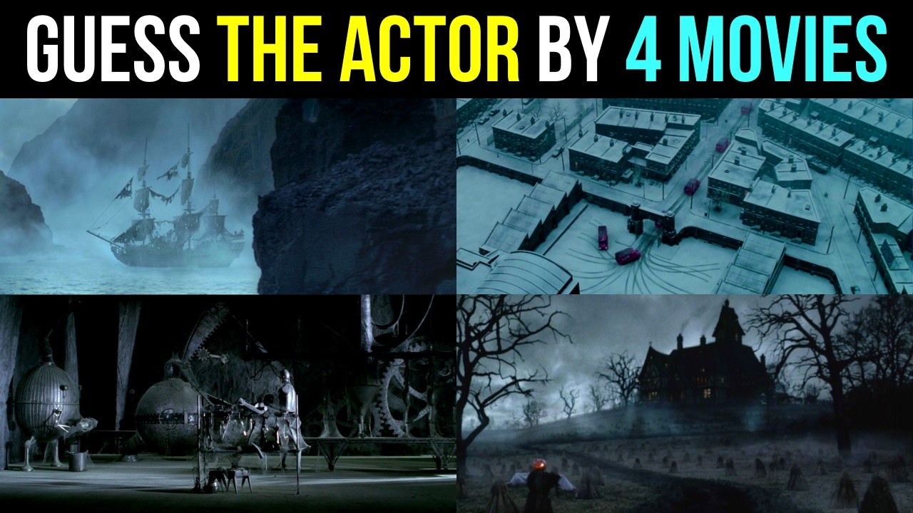 Guess the Actor by 4 Movie Frames | Hard Movie Quiz 🔥🎭