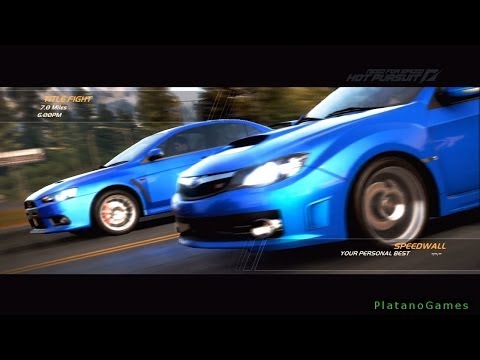 Need For Speed Hot Pursuit Mitsubishi Lancer Evolution X Title Fight Full Race HD