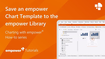 Tutorial: Save an empower Chart Template to the empower Library - Charting with empower®