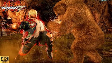 Tekken 7 | Kuma 💥 Bob | CPU vs CPU AI vs AI