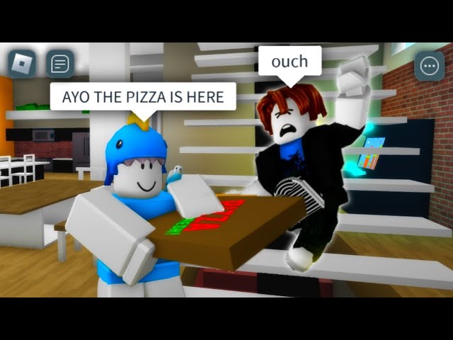 ROBLOX Brookhaven 🏡RP Funny Moments / MEMES (Pizza)