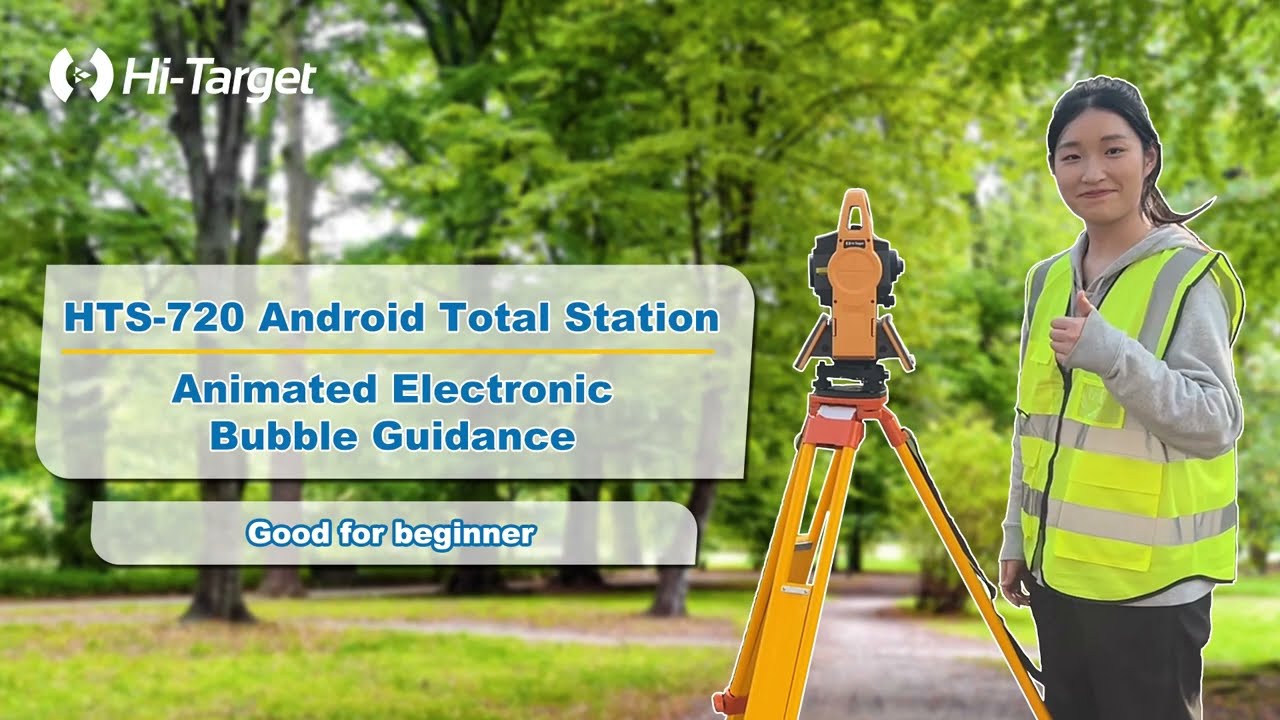 Tutorials | Electronic Bubble Guidance of HTS-720 Android total station