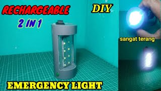 How to make high quality emergency light/membuat lampu emergency
