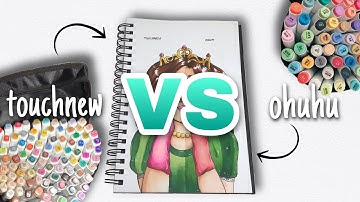OHUHU vs TOUCHNEW Markers | Comparing 2 Cheap COPIC Alternatives!