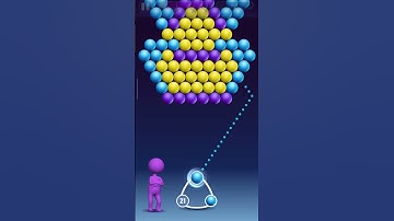 funny bubble pop gaming #shorts #ytshorts #viralvideo #bubbleshooter