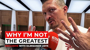 DRESSING ROOM interview with Oleksandr Usyk after his win over Daniel Dubois at Wembley Stadium