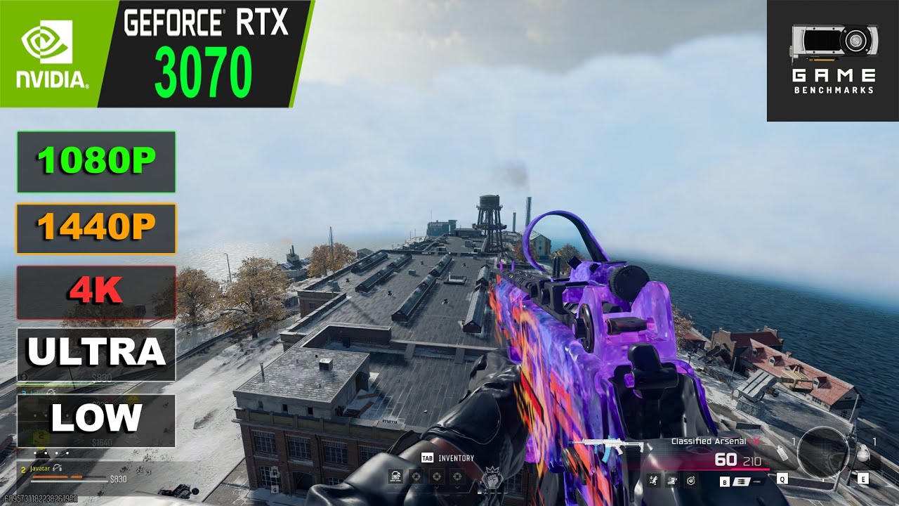 RTX 3070 | COD Warzone Season 2 Performance Review / Benchmark 1080P, 1440P, 4K DLSS 2026