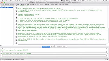 7.2. (Part 3) Payroll Class - Java